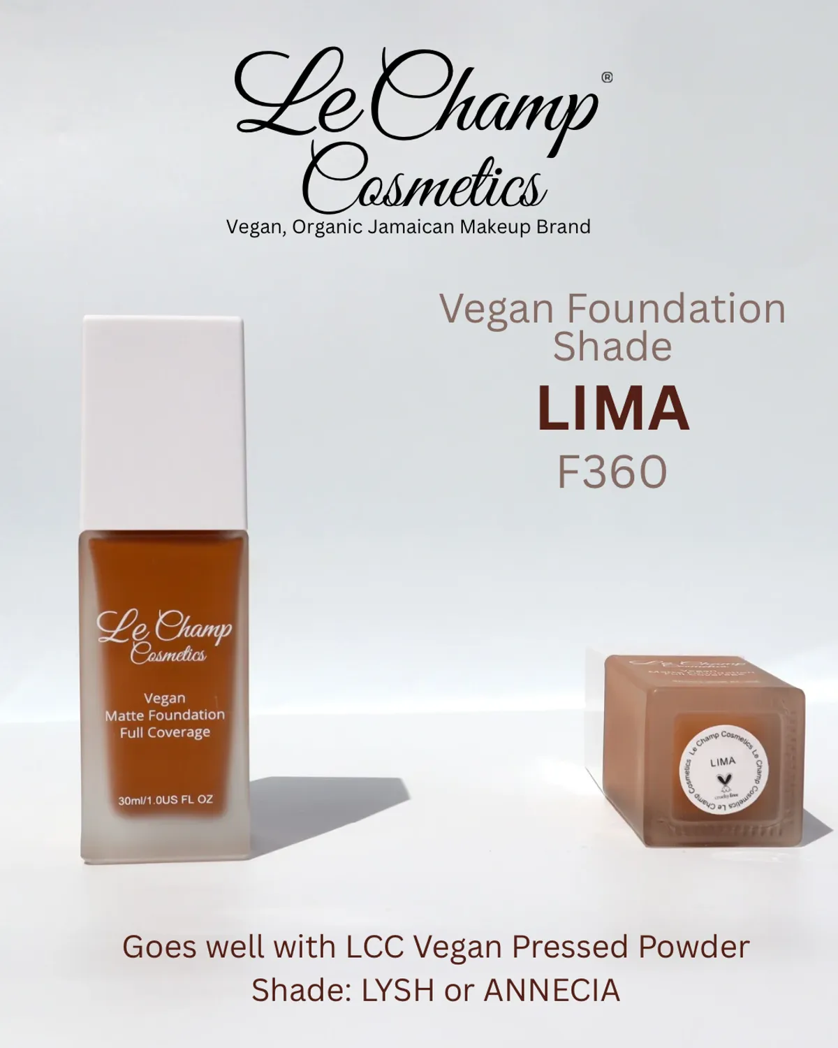 LCC Vegan Matte Foundation - LIMA F360
