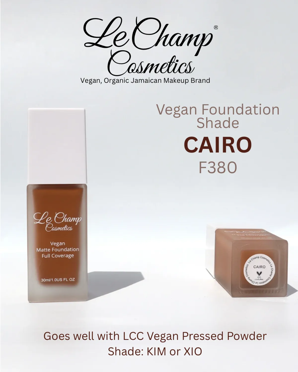 LCC Vegan Matte Foundation - CAIRO F380