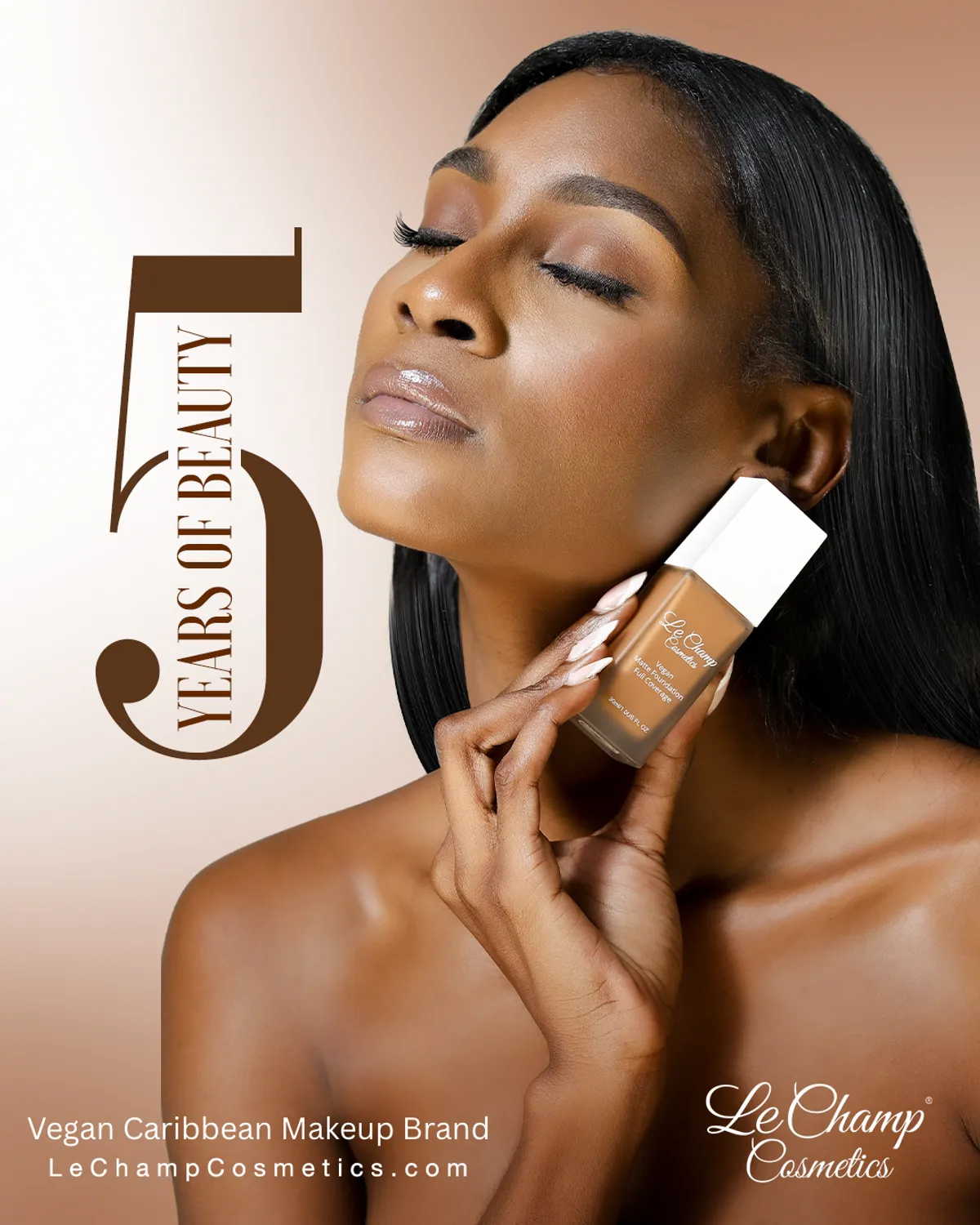 LCC Vegan Matte Foundation - CALIFORNIA F460