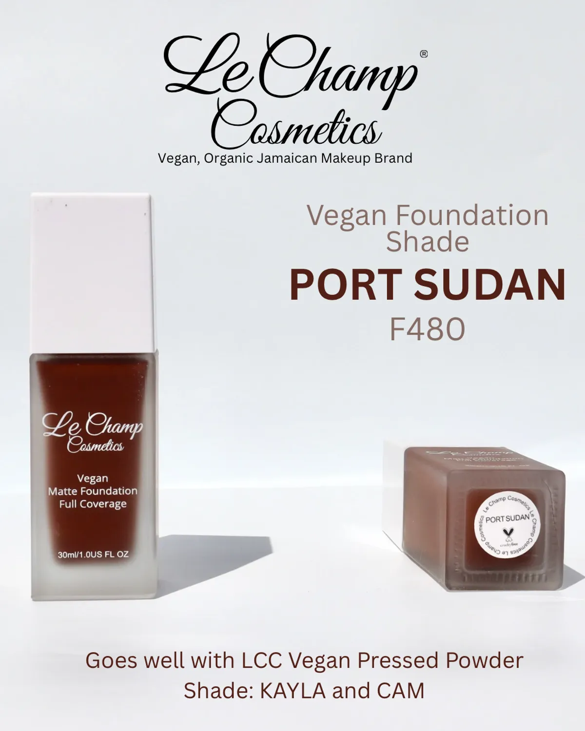 LCC Vegan Matte Foundation - PORT SUDAN F480