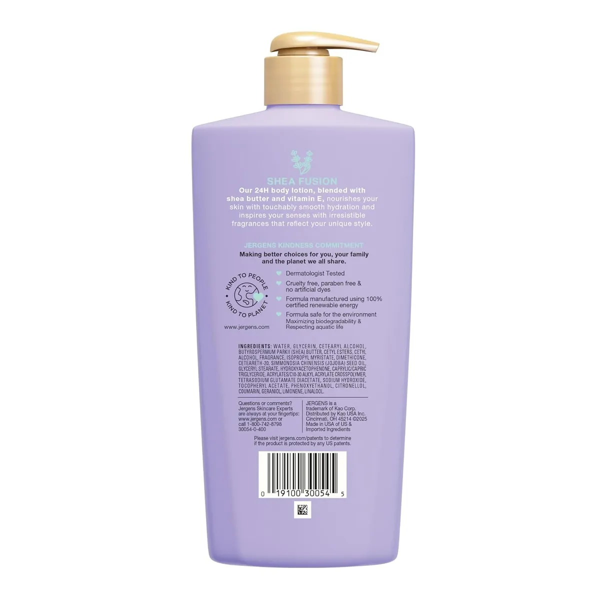 Jergens Shea Fusion Moisturizing Body Lotion - Lavender Dreams, 14 fl oz