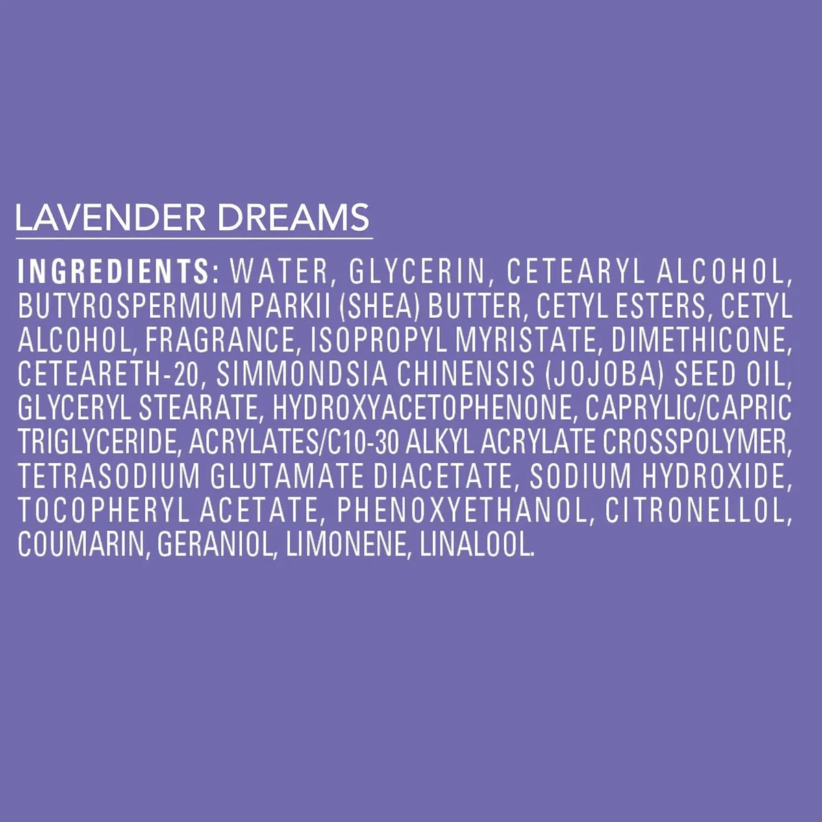 Jergens Shea Fusion Moisturizing Body Lotion - Lavender Dreams, 14 fl oz