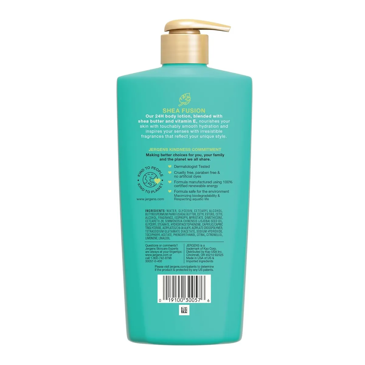 Jergens Shea Fusion Moisturizing Body Lotion - Tropical Escape, 14 fl oz