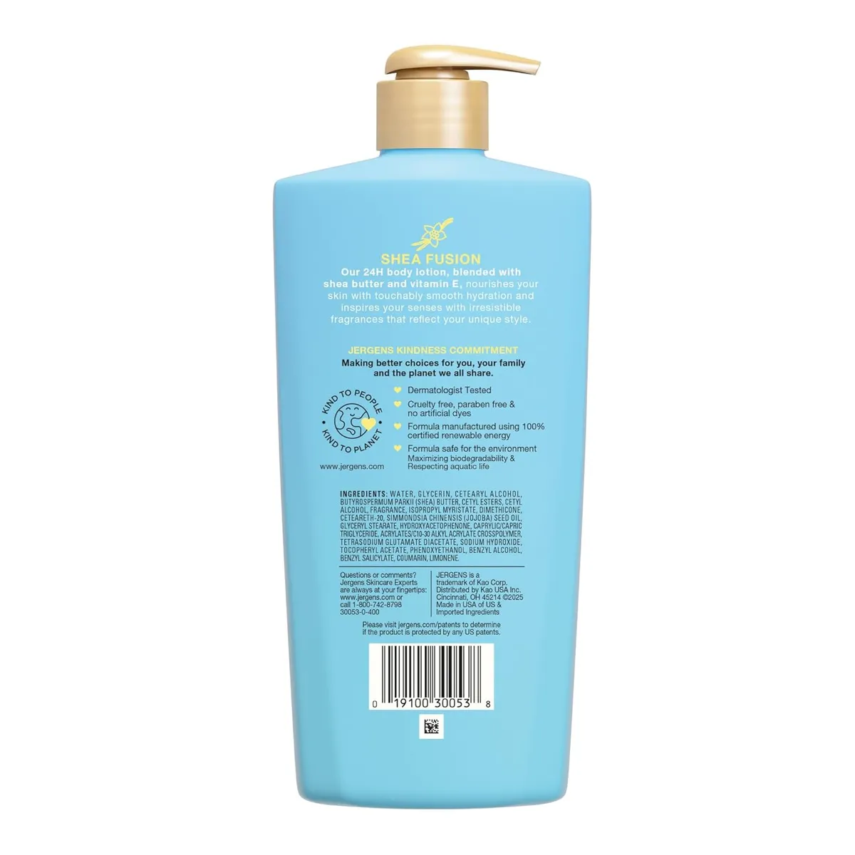 Jergens Shea Fusion Moisturizing Body Lotion - Vanilla Crush, 14 fl oz