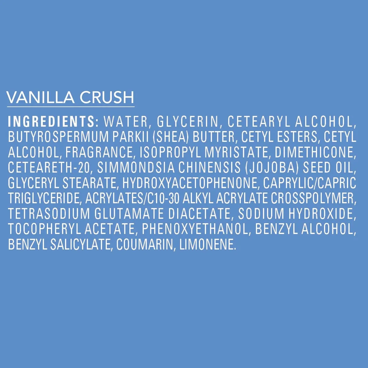 Jergens Shea Fusion Moisturizing Body Lotion - Vanilla Crush, 14 fl oz