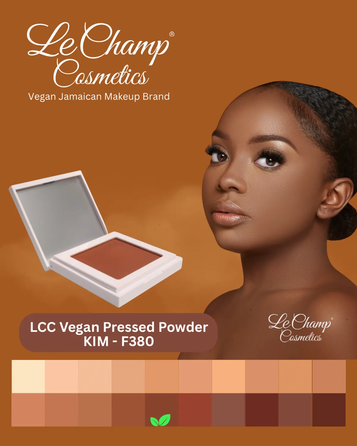 LCC Vegan Pressed Powder, KIM - P380