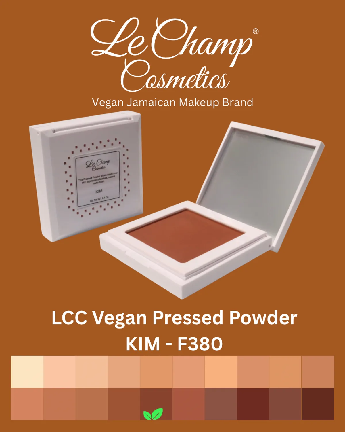 LCC Vegan Pressed Powder, KIM - P380