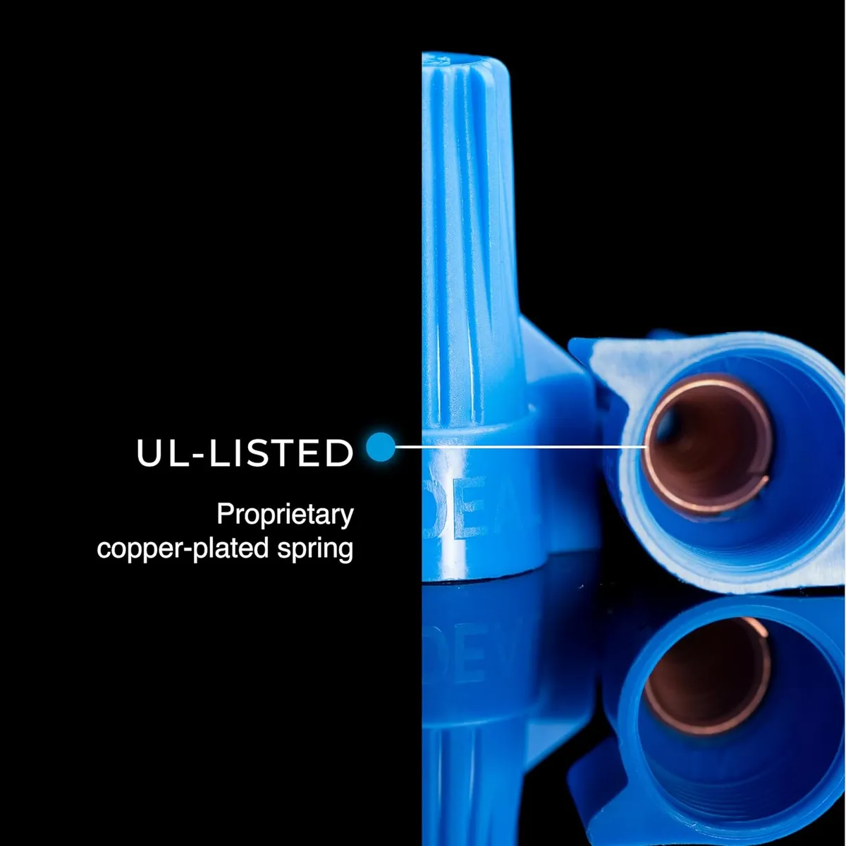 Ideal Twister CCA+ Wire Connectors (Blue) – Bag of 250 – UL Listed for Copper & Aluminum Wire – Safe & Secure Twist-On Nuts