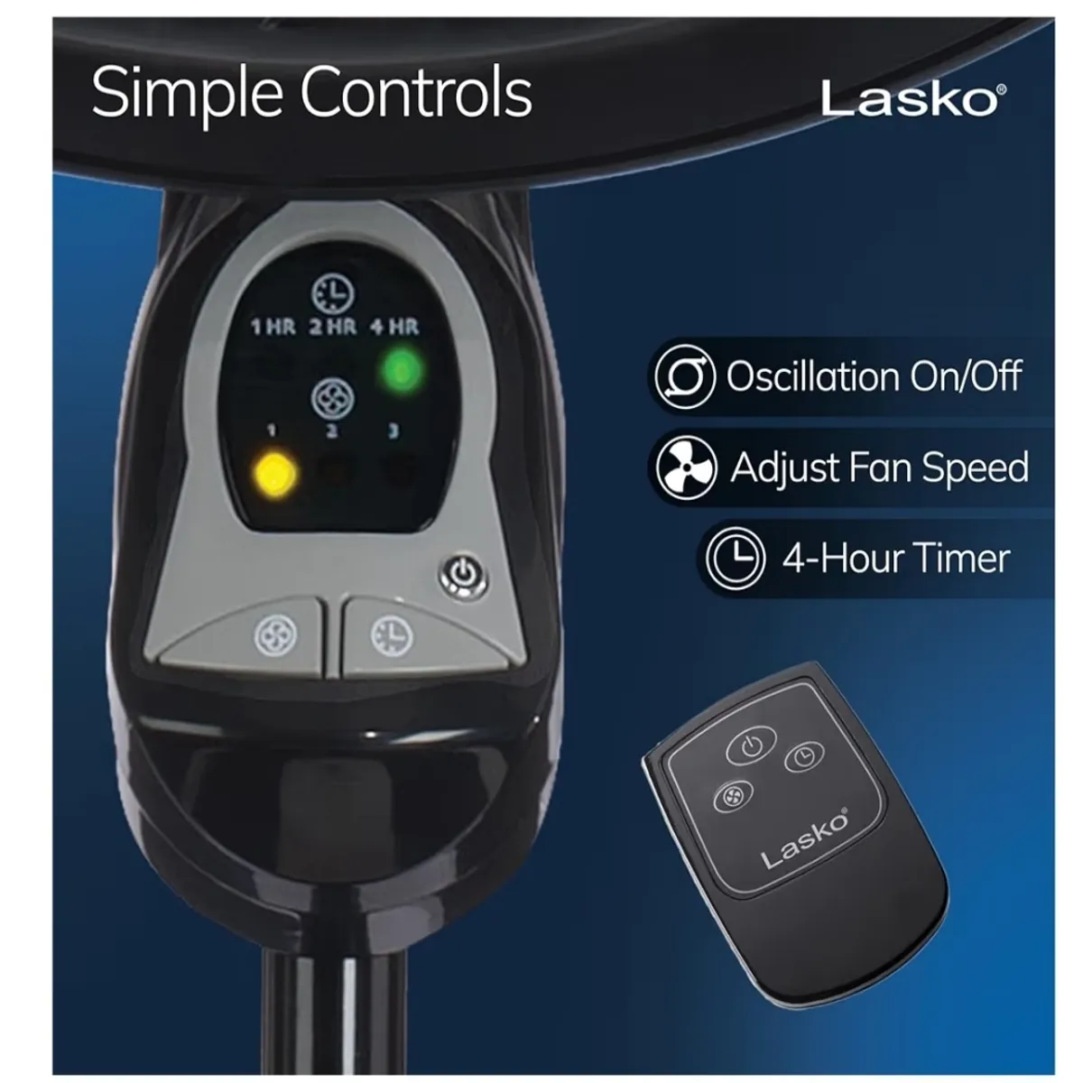 Lasko Oscillating Cyclone Pedestal Fan