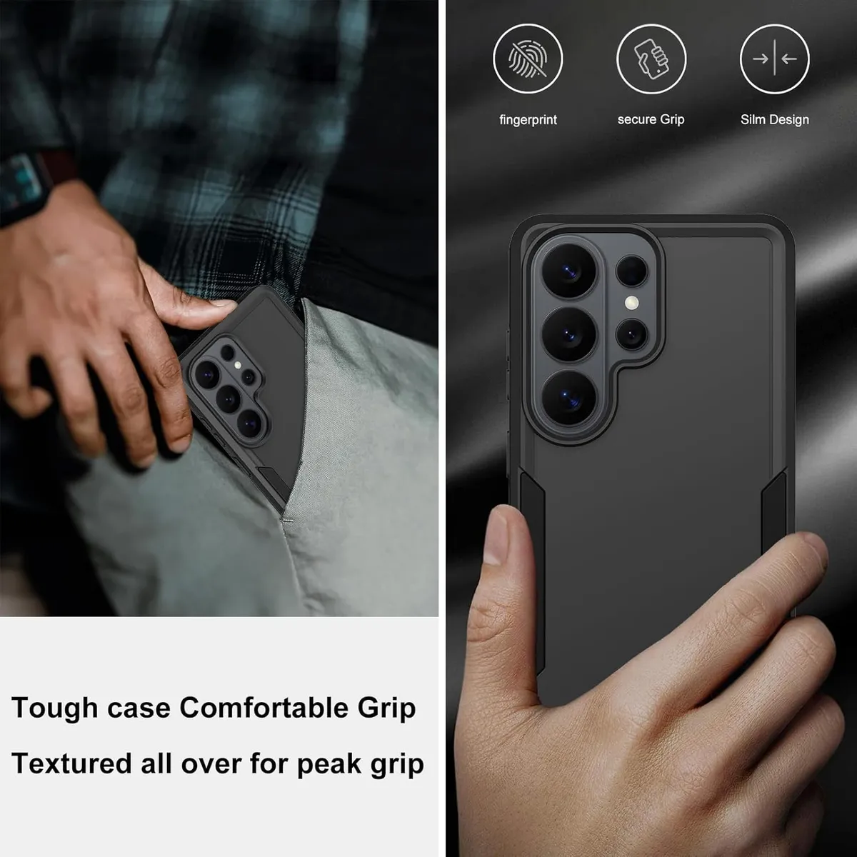 Annymall Rugged Case for Samsung Galaxy S26 Ultra – Heavy Duty Military Grade Protection with 2 Free Screen Protectors – Shockproof & Dust-Proof Full Body Cover