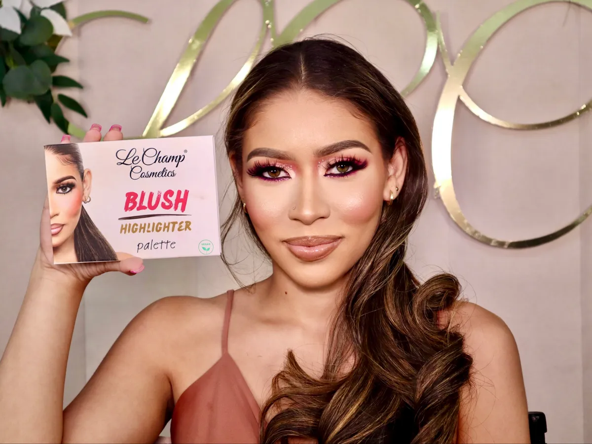 LCC Vegan Palette, BLUSH/ HIGHLIGHTER