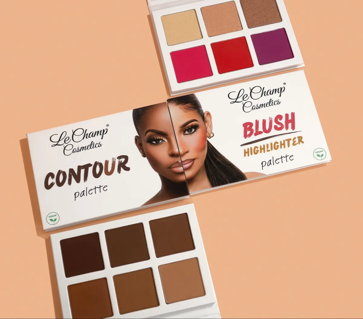 LCC Vegan Palette, BLUSH/ HIGHLIGHTER