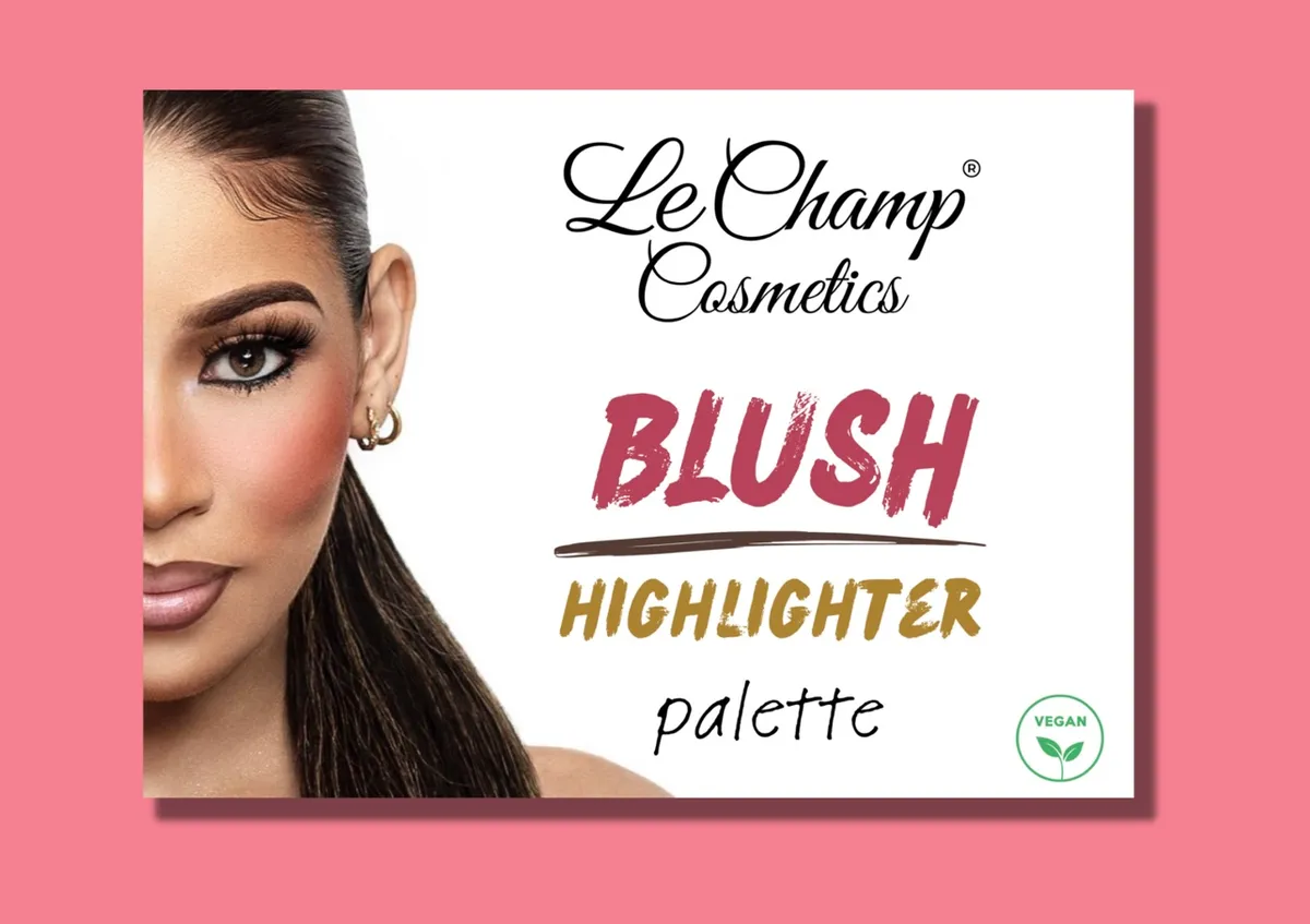 LCC Vegan Palette, BLUSH/ HIGHLIGHTER