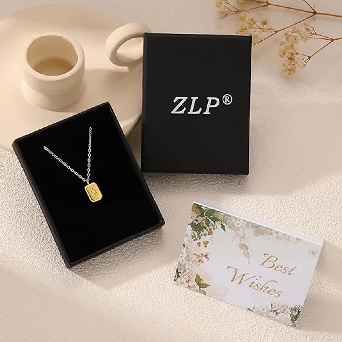 14K Gold Plated Star Pendant Necklace for Women – Hypoallergenic Stainless Steel with Sparkling Cubic Zirconia – Tarnish Resistant Jewelry Gift