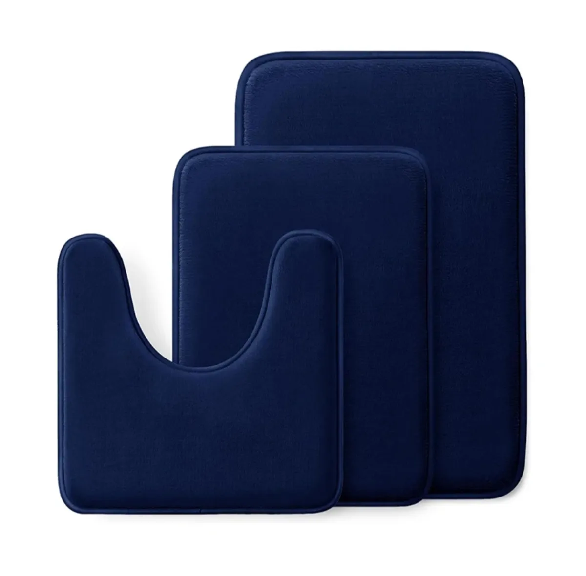 4pcs Anti slip Cushion Bathroom Mat Set
