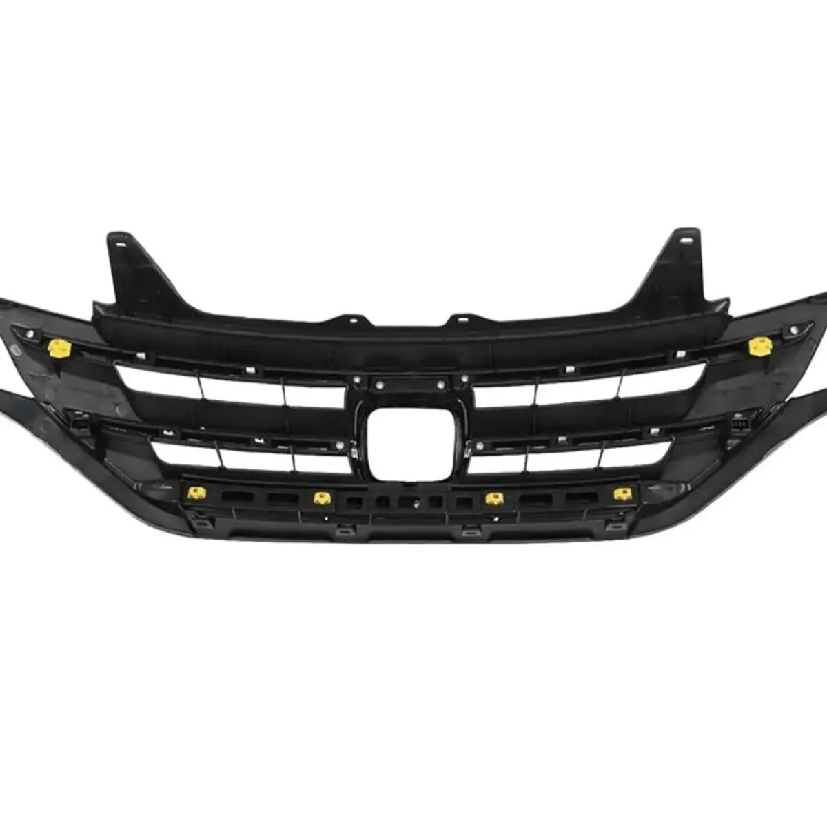 Grill Fit for 2012-2014 Honda CRV CR-V Front Bumper Mesh Grille Hood Upper Grill W/Chrome Trim.