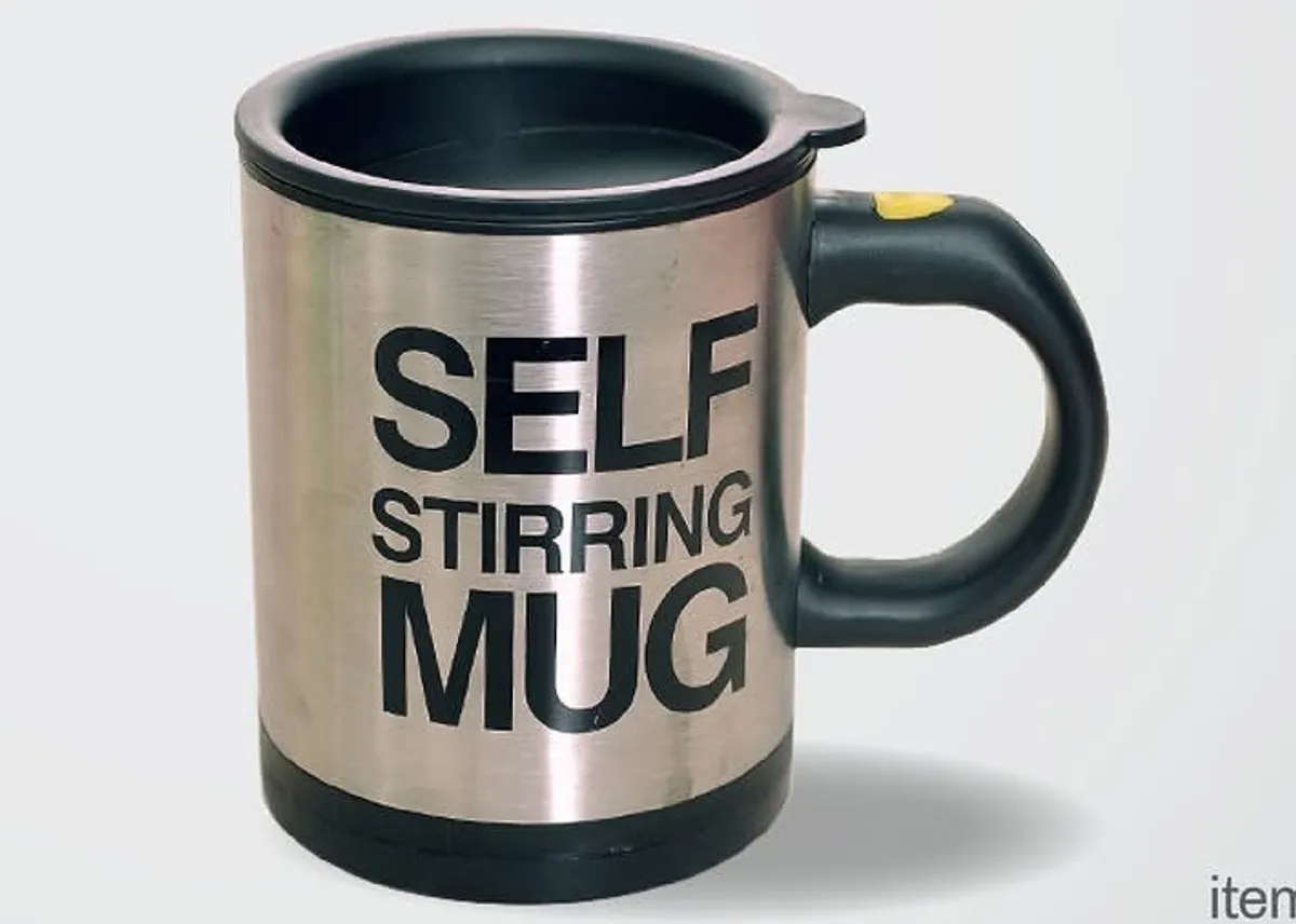 Self Stirring Mug , Red
