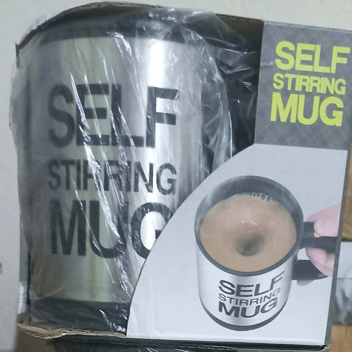 Self Stirring Mug , Black
