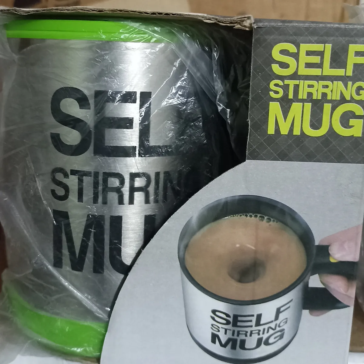 Self Stirring Mug , Green
