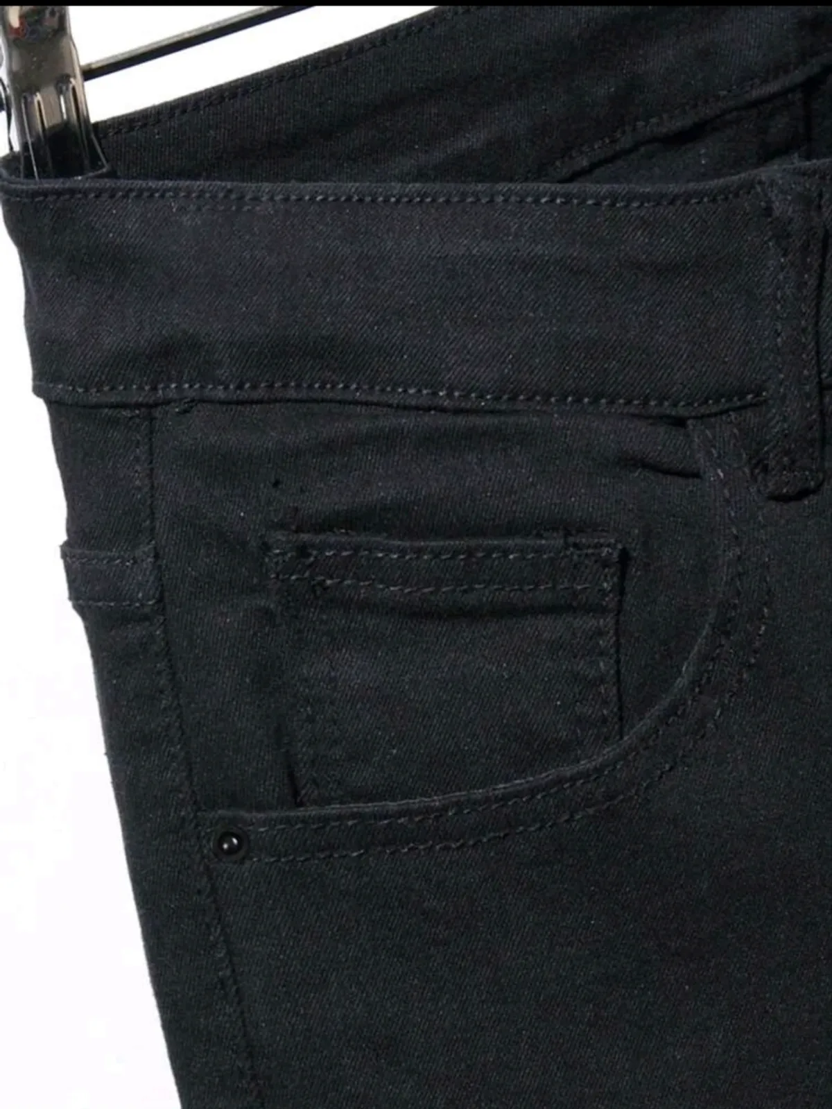 Lornexis Men Cotton Splash Ink Print Ripped Frayed Rag Stitching Jeans Work Going Out Urban Vacation -:Size M