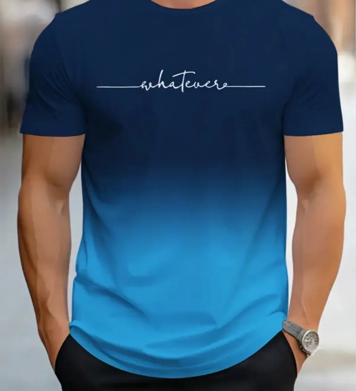 Men's fashion 3DT T-shirt(Hasna 150) 5PCS Set - Size M