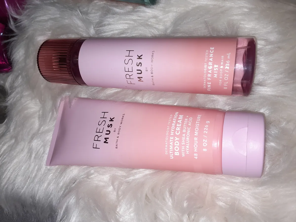 Full size body mist and butter