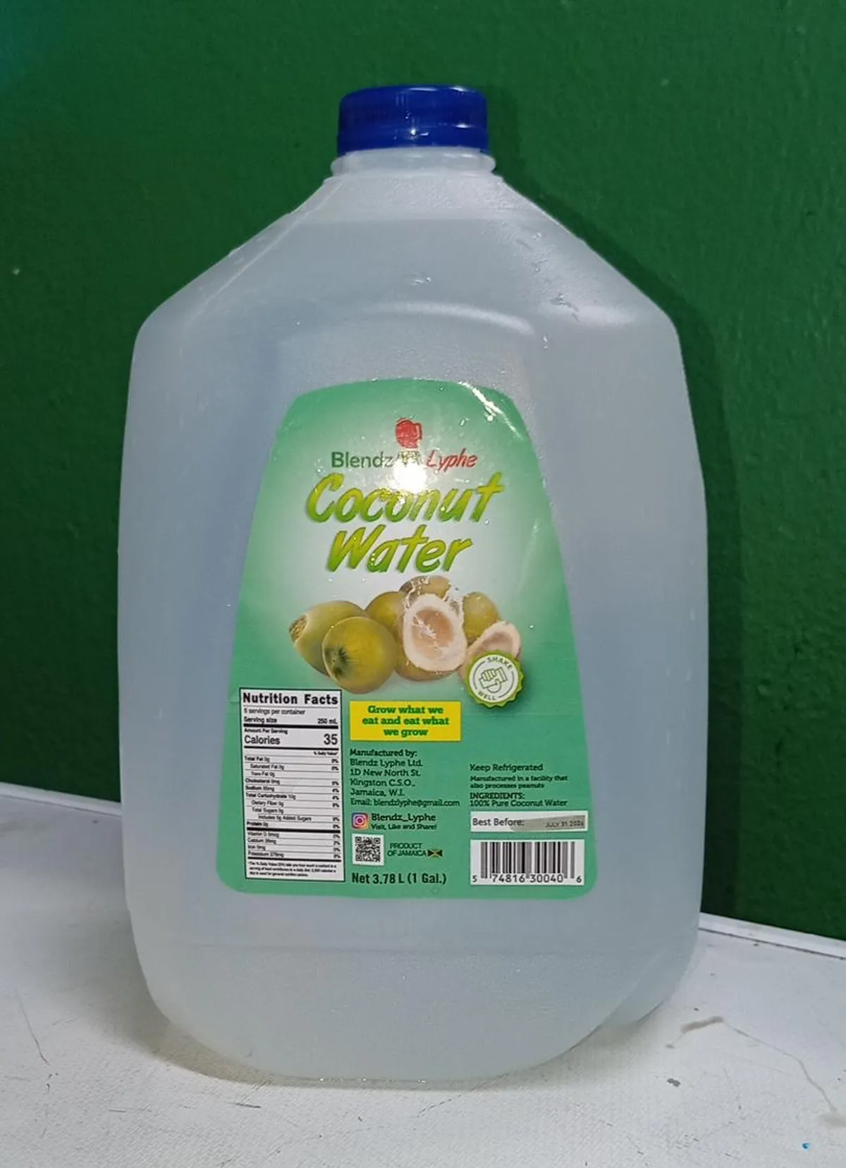 COCONUT WATER , 1Gallon