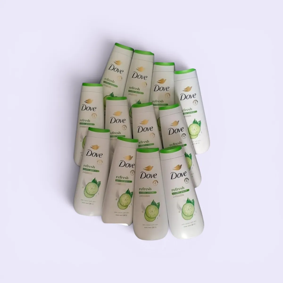 DOVE BODY WASH (12) WHOLESALE 20FL OZ.