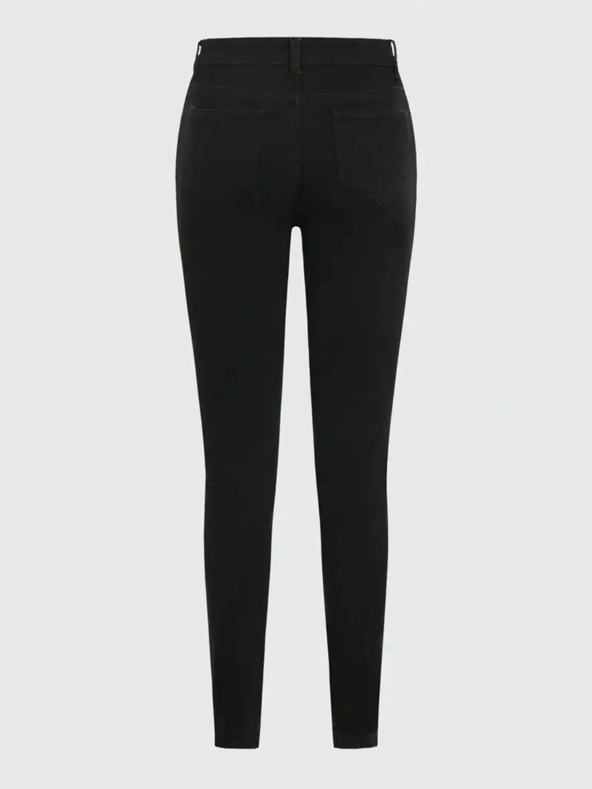 Women Black Stretchy Pants - Size XL