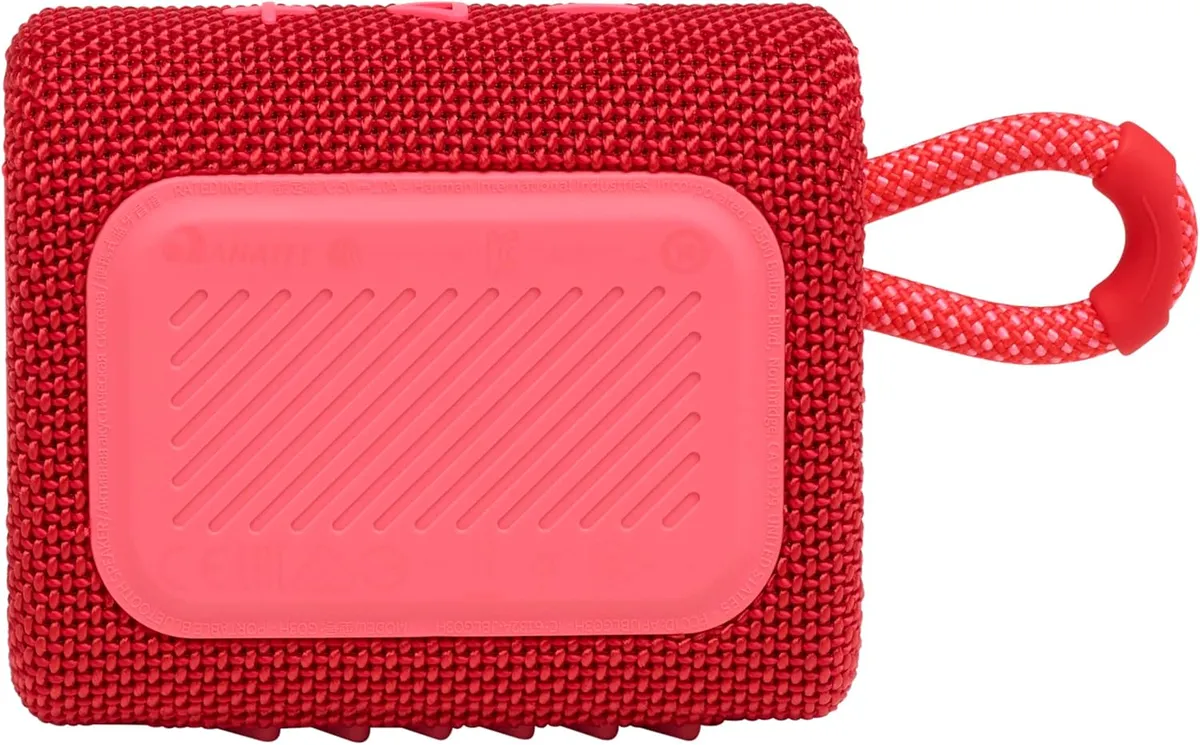 JBL Go 3 - Premium Sound Portable Mini Bluetooth Speaker, RED