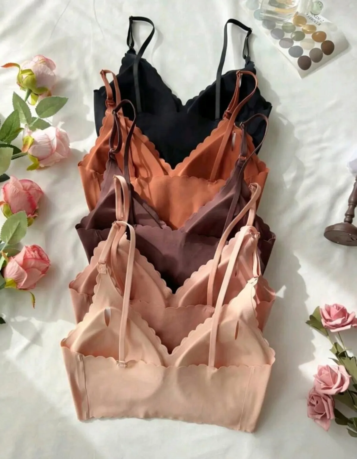 5PCS /Set Seamless Sticky Bra  For Women - Size S