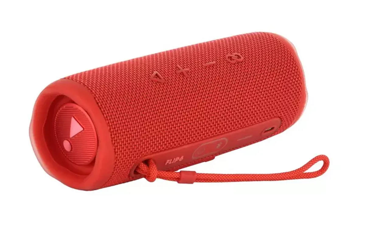 JBL Flip 6 Portable Waterproof Speaker (Red)