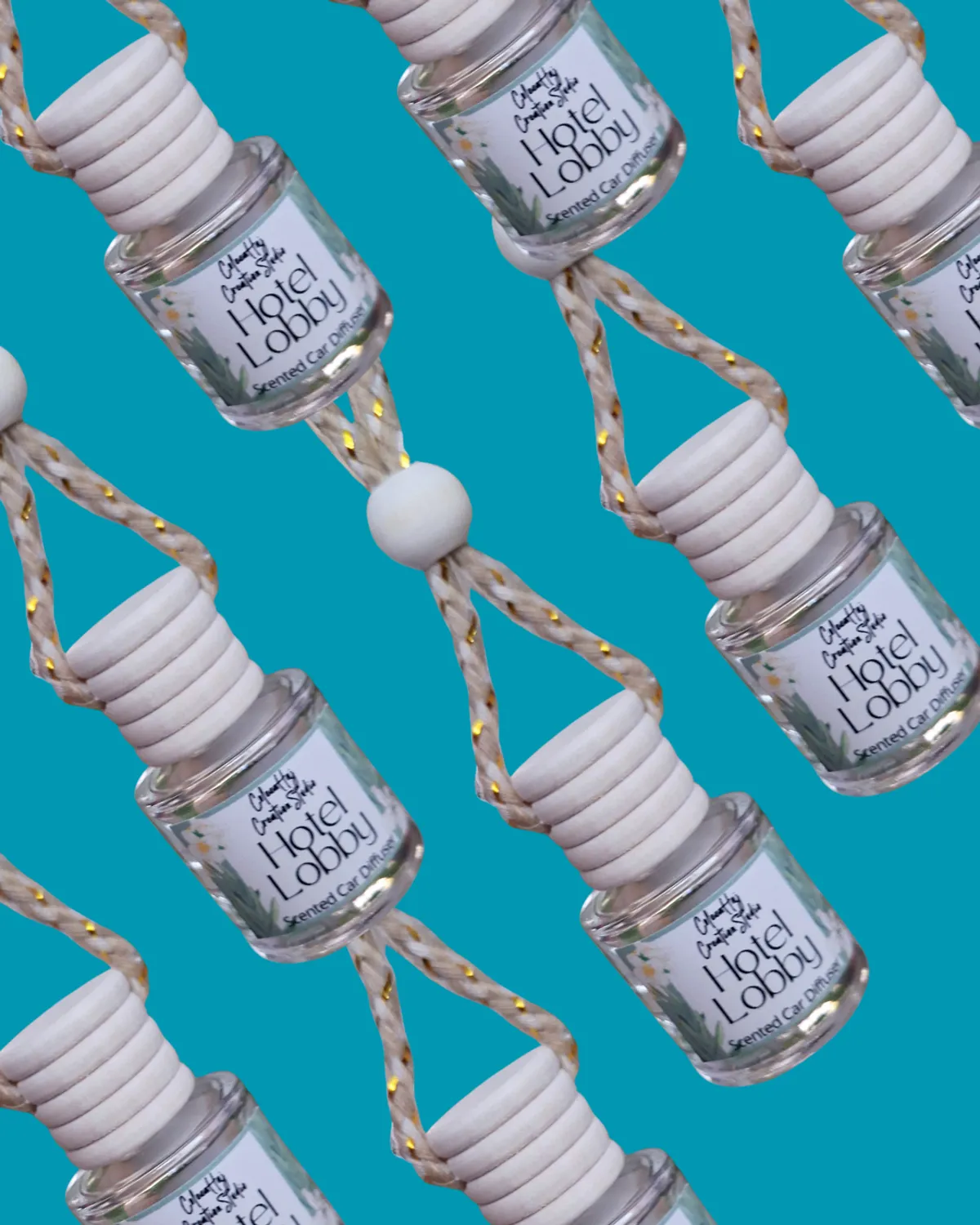 Car Diffuser - Car Air Freshener, Hotel Lobby(Lemongrass/Lemon)