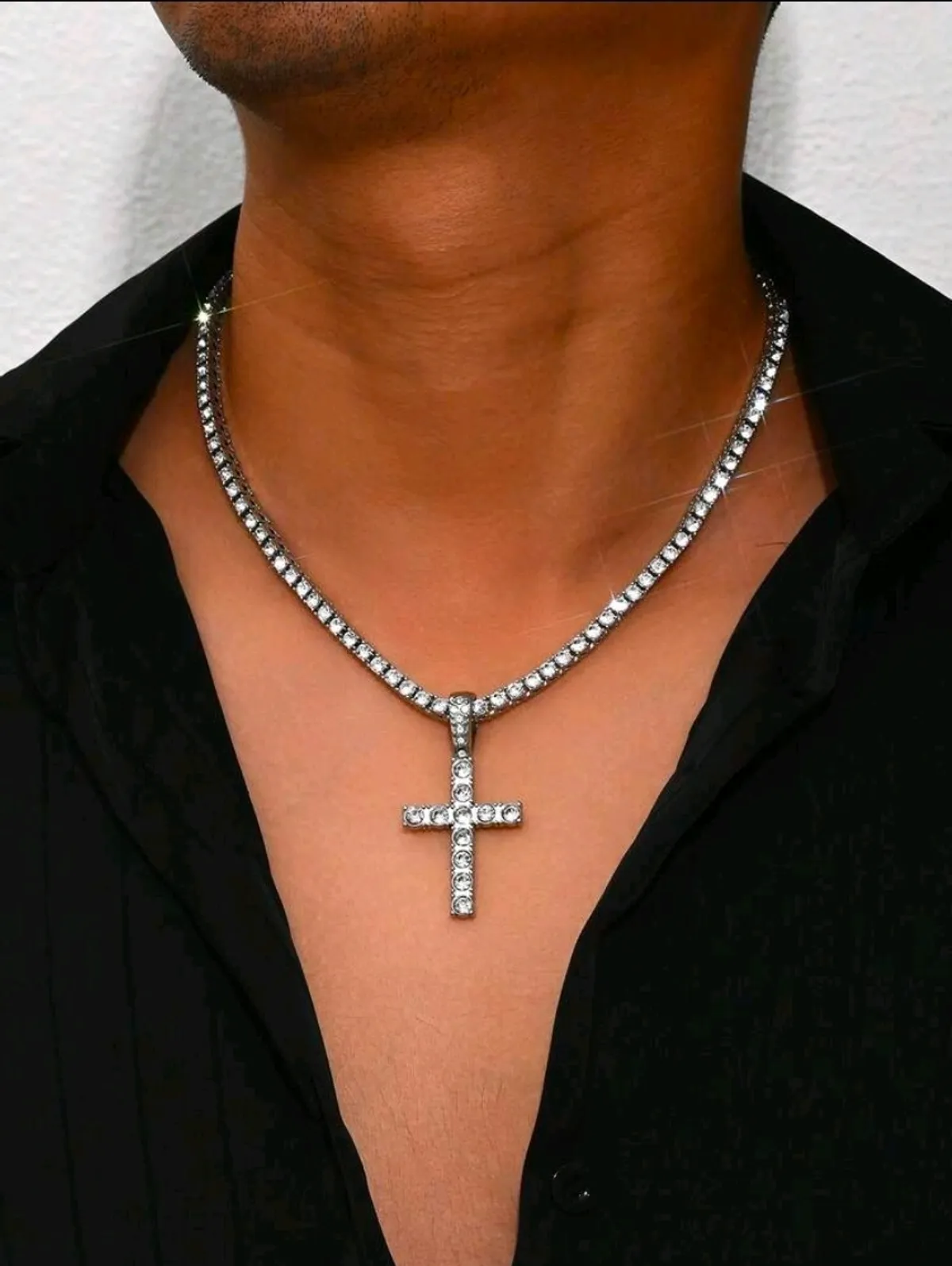 1pc Cross Pendant Necklace