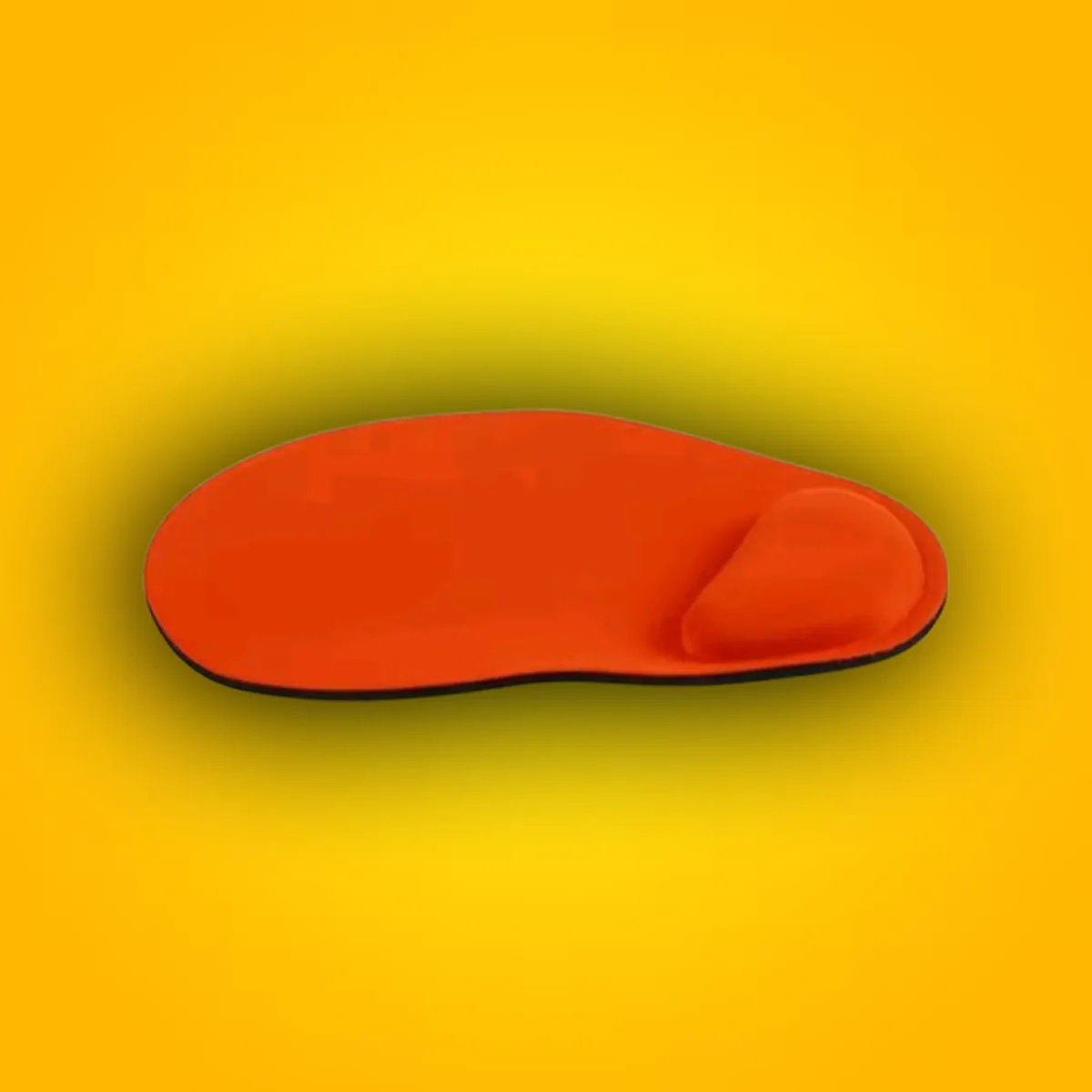 Ergonomic Wrist Rest Mousepad, Orange