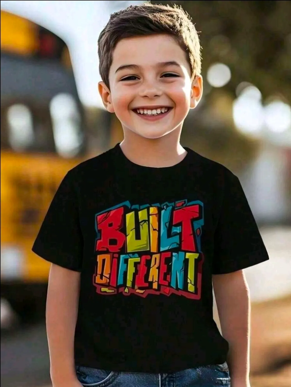 Built Different - Unique Identity  T-Shirt - Size 9-12M