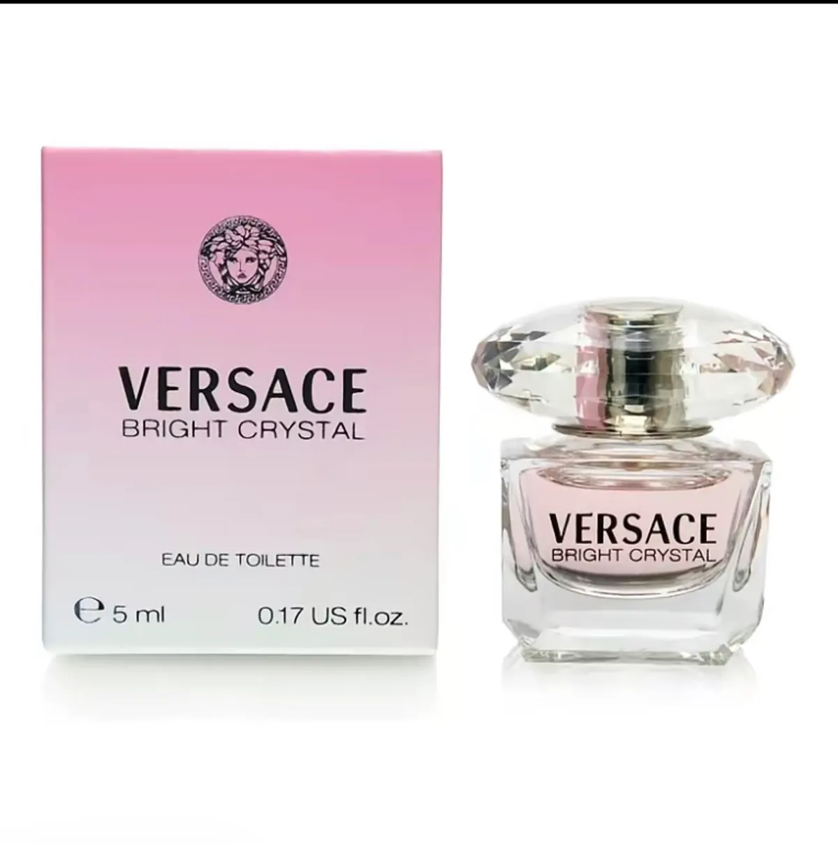 Versace Bright Crystal Eau de Toilette Mini Perfume 5ml – Authentic Travel Size