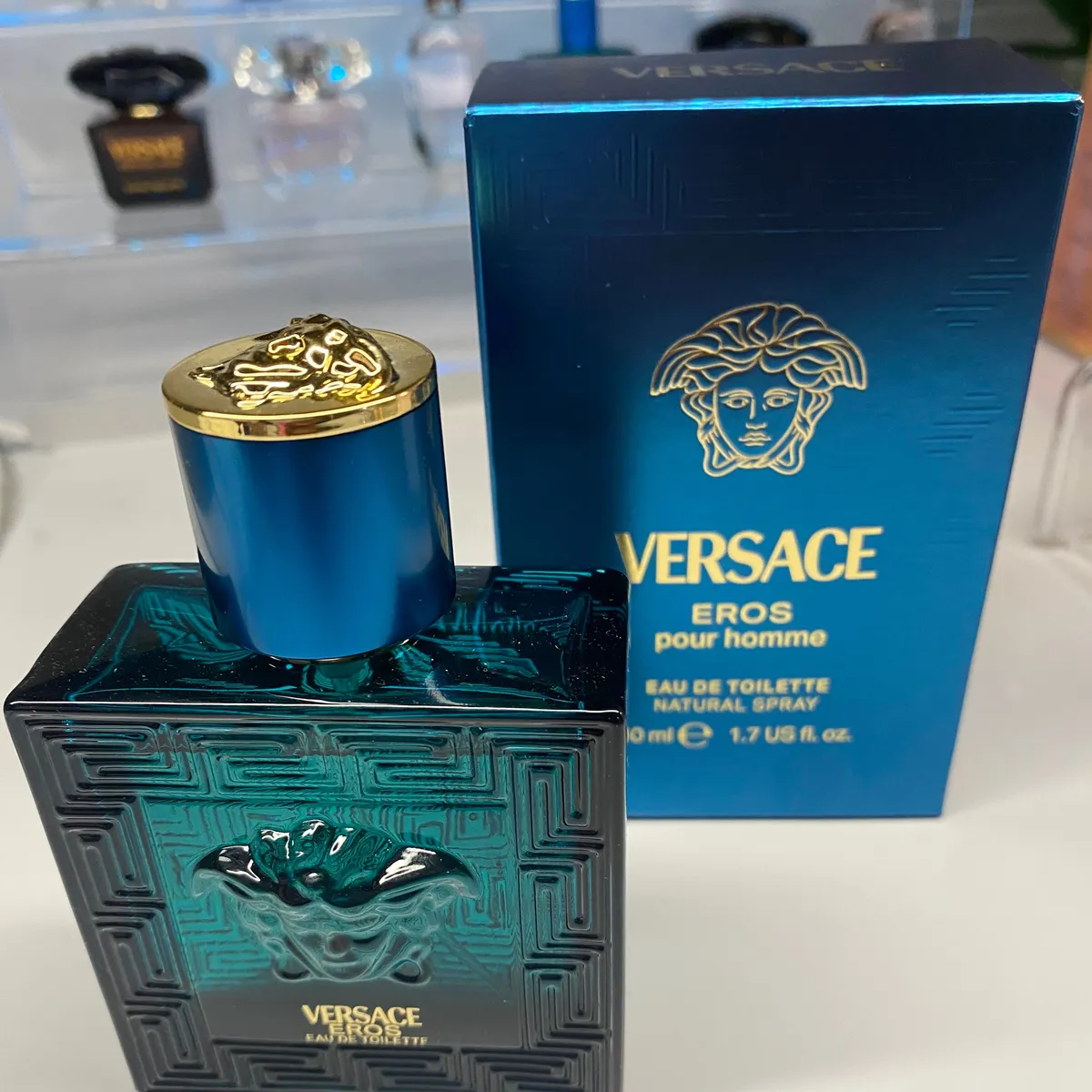 Versace Eros Eau de Toilette 50ml – Authentic Men’s Fragrance