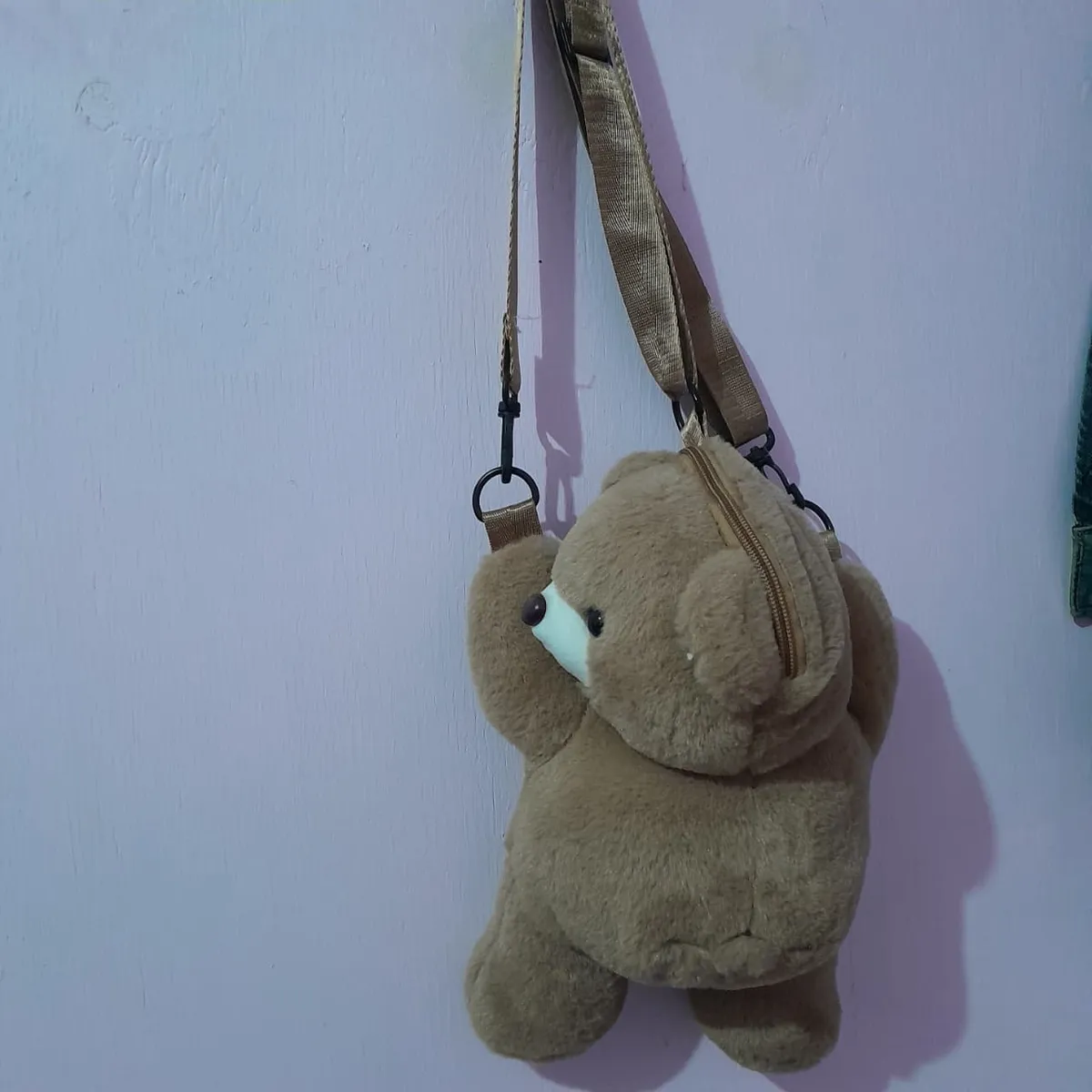 Cute Teddy Bear Backpack - [Brown Plush Bag]