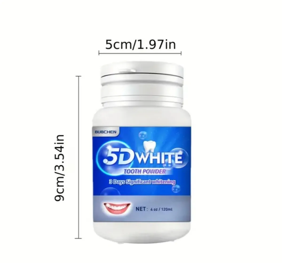 1 Bottle 120ML Magic Natural Teeth Powder Pearl Tooth Brushing Powder