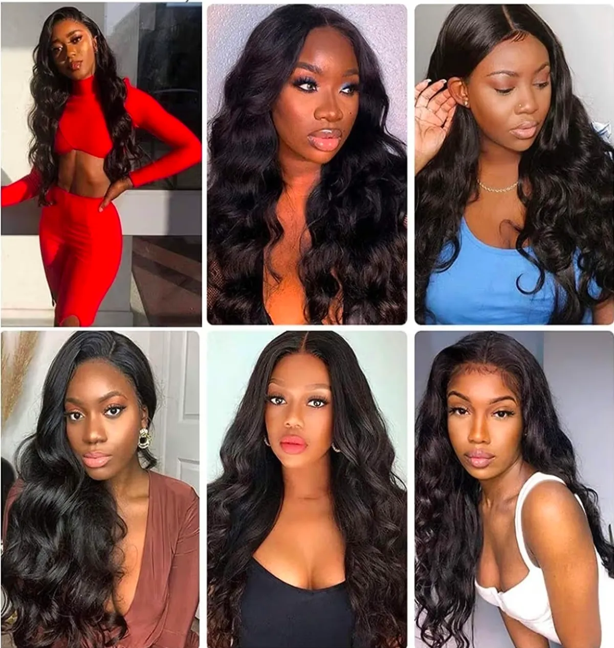 22 24 26 Inch Body Wave Bundles Human Hair 3 Bundles Brazilian Remy Hair 100 Grams/Bundle Unprocessed Virgin Hairs #1B Natural Black Color Color Body Wave Bundle Weaves Extensions