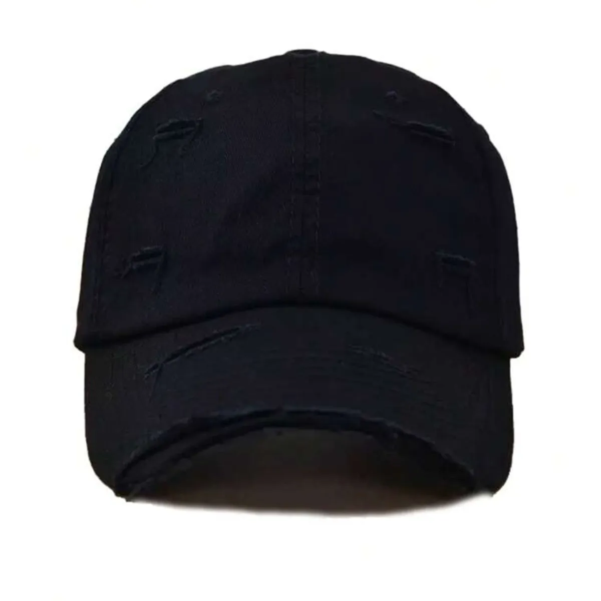 1pc Women's Simple Distressed Washed Baseball Cap