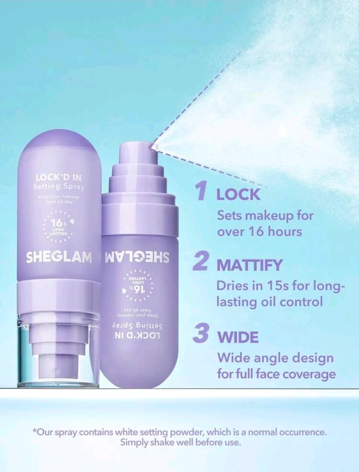 SHEGLAM Lock'd In Setting Spray