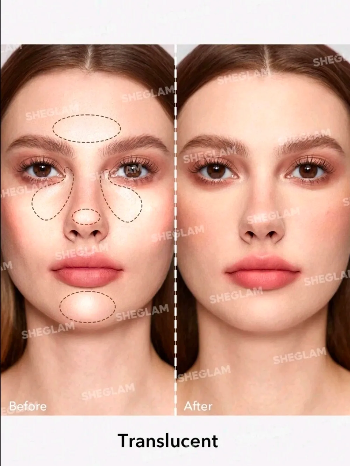 SHEGLAM Baked Glow Setting Powder-Translucent