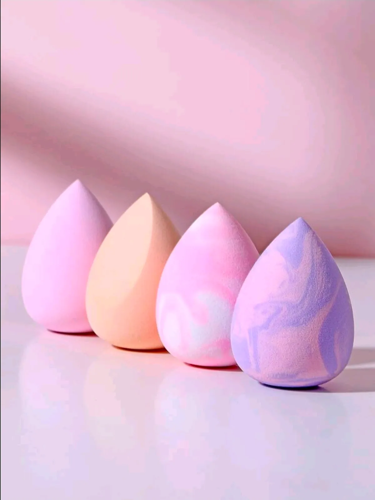 4PCS Egg Shaped Makeup Sponges