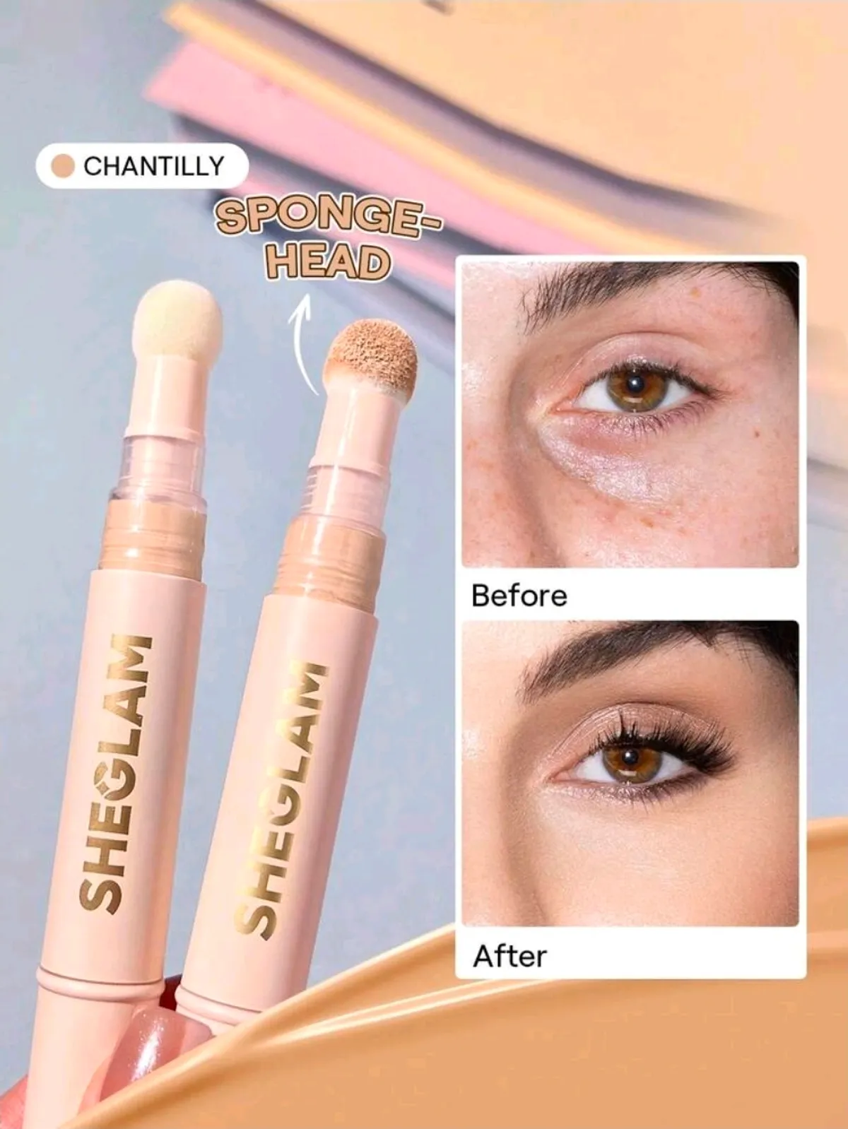 SHEGLAMChantilly Sponge-Head Applicator Matte Liquid Concealer