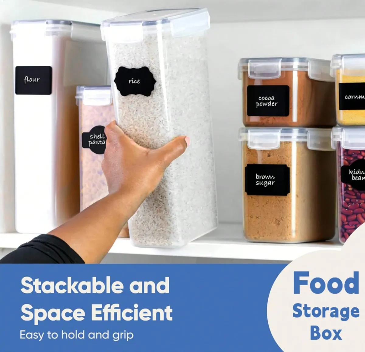 7 Pcs Airtight Food Storage Containers