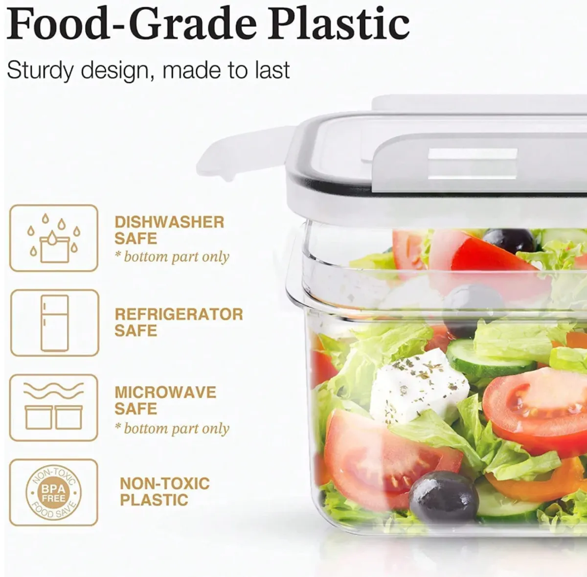 7 Pcs Airtight Food Storage Containers