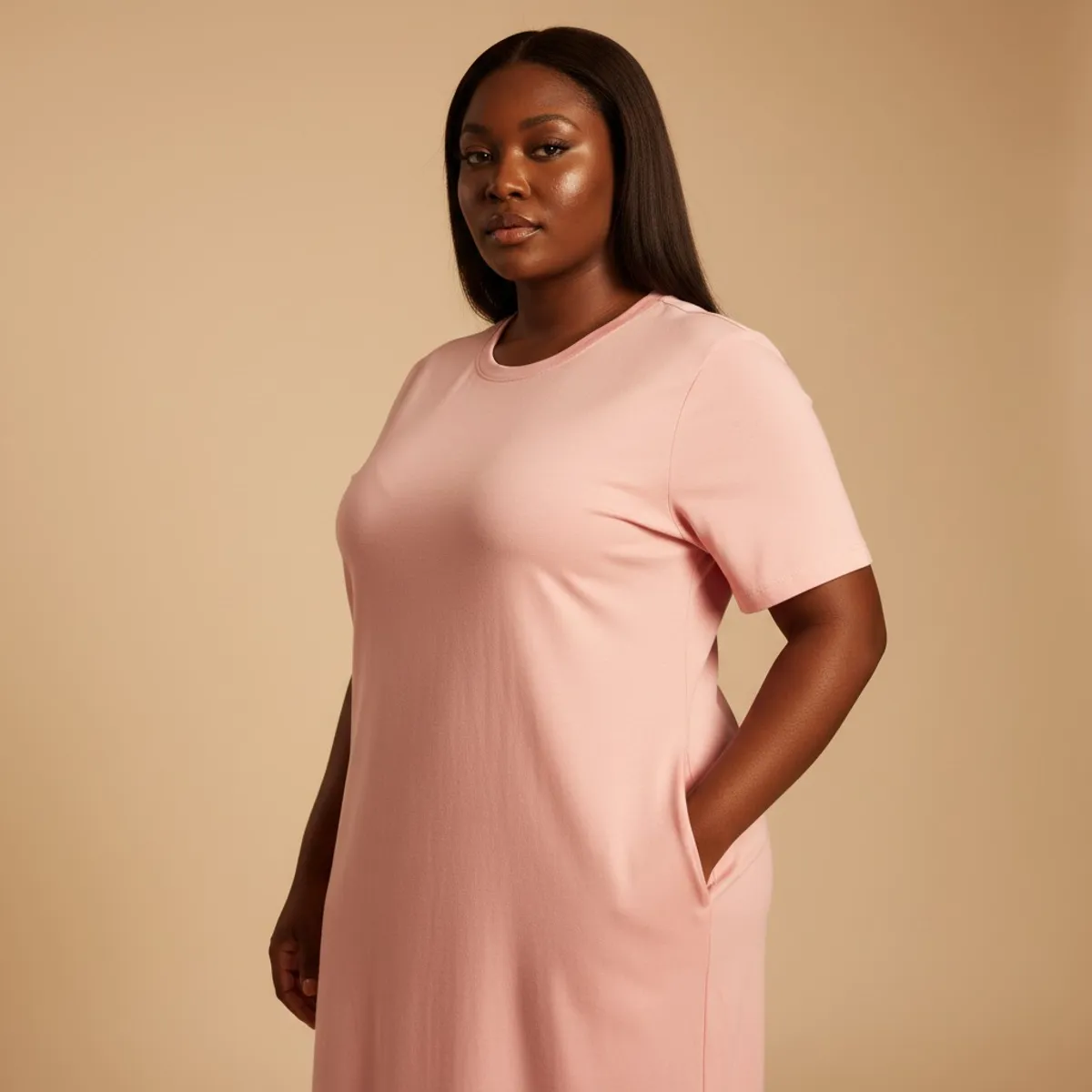 Women's Elegant  Maxi Dress - Size 3XL