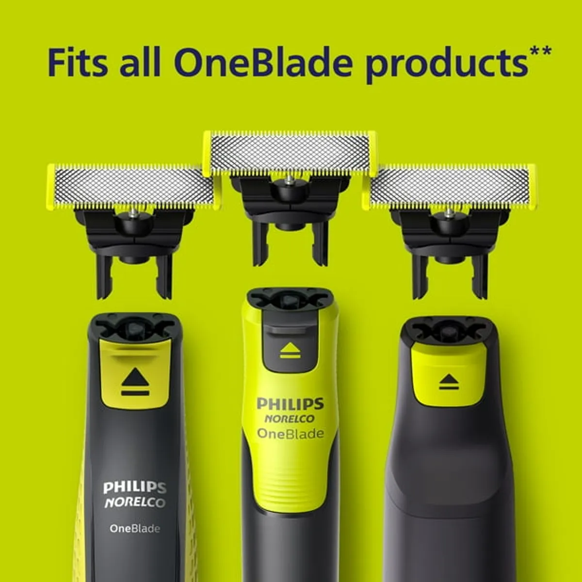 Philips Norelco Oneblade Original Face, Powered Electric Shaver and Trimmer, QP1424/70